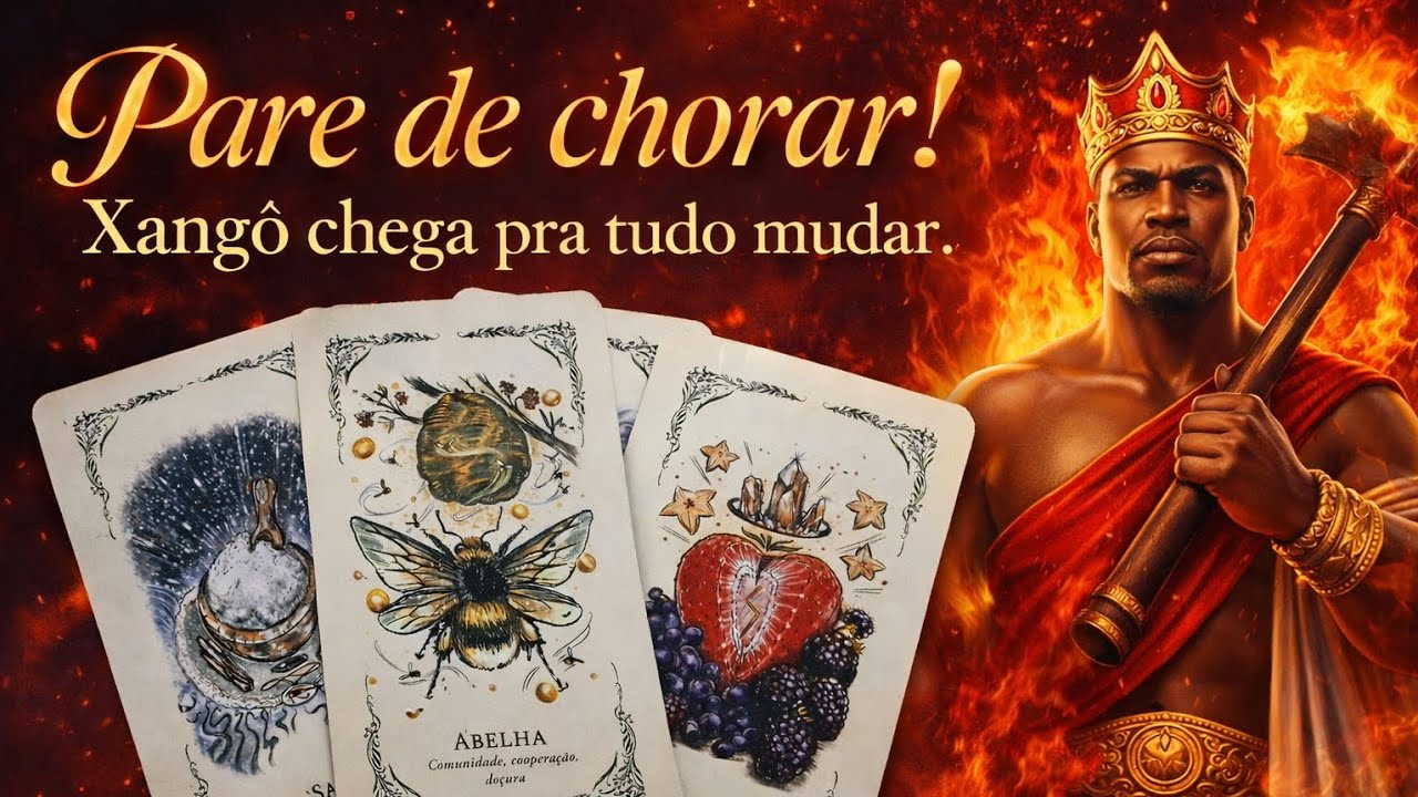 Xangô avisa: tudo vai mudar. Pare de chorar!
