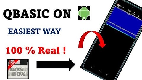 How to install QBasic on your Android phone 🤯🤯. Easiest way! #youtube #qbasic #coding