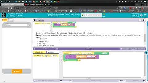 Building an App Image Scroller Lesson 14.3 Tutorial with Answers Code.org CS Principles