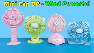 Mini Fan DP  Misting Fan, Wind Powerful, Led Light, Spray Function | Unboxing And Review