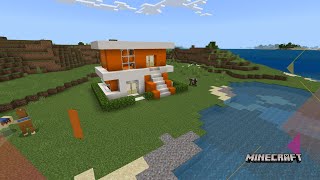 Minecraft Turuncu Modern Ev Yapımı #55 | Minecraft Serisi