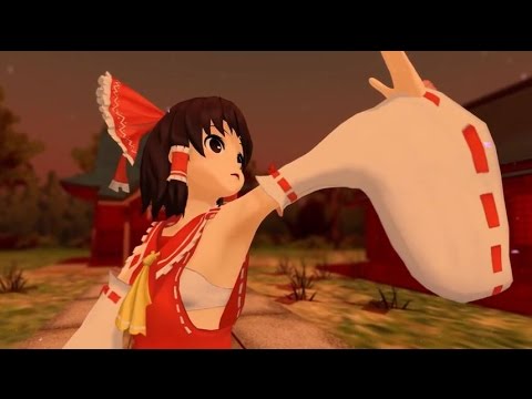 【東方MMD】博麗霊夢で凛として咲く花の如く【カメラ移動・字幕無】