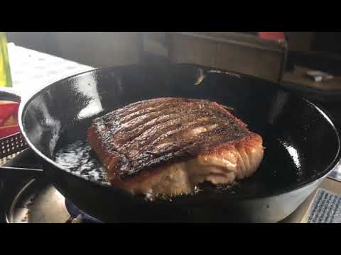 Pan Seared Salmon with a Tequila Lime Sauce