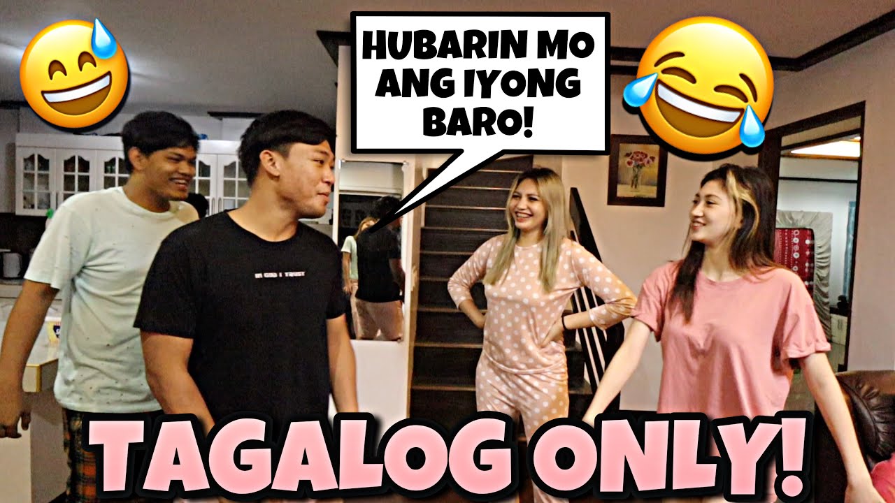 TAGALOG ONLY CHALLENGE! - YouTube