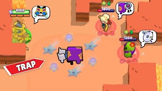 SPRAY TROLLING TRAP 😂 0.001% SURVIVE FOR NOOBS❗ Brawl Stars 2023 Funny Moments, Wins, Fails ep.1285