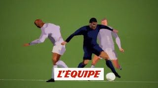 L'arabesque zidanesque de Yoann Gourcuff (Bordeaux-PSG 2009) - Foot - L1 - Buts redessinés