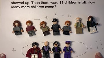 1st Grade! Adding with Lego People- missing addend word problem. 1.OA.a.1