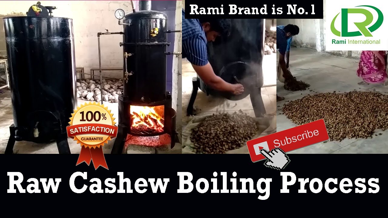 Cashew Nut Boiler Machine | Cashew Cooking Process | Cashew Boiler Machine | Cashew Boiling Process