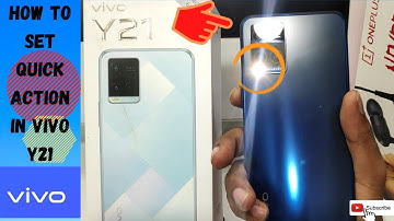 How to set Flash Light via a Volume down button in VIVO Y21|  to turn a flashlight on/off on a Vivo