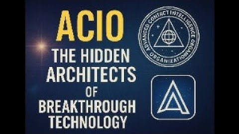 Intel update: ACIO: The Hidden Architects of Breakthrough Technology