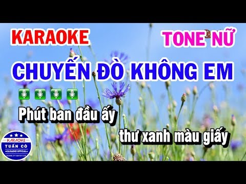 Karaoke Phút Ban Đầu Ấy - Karaoke Chuyến Đò Không Em | Nhạc Sống Beat Nữ | Karaoke Tuấn Cò
