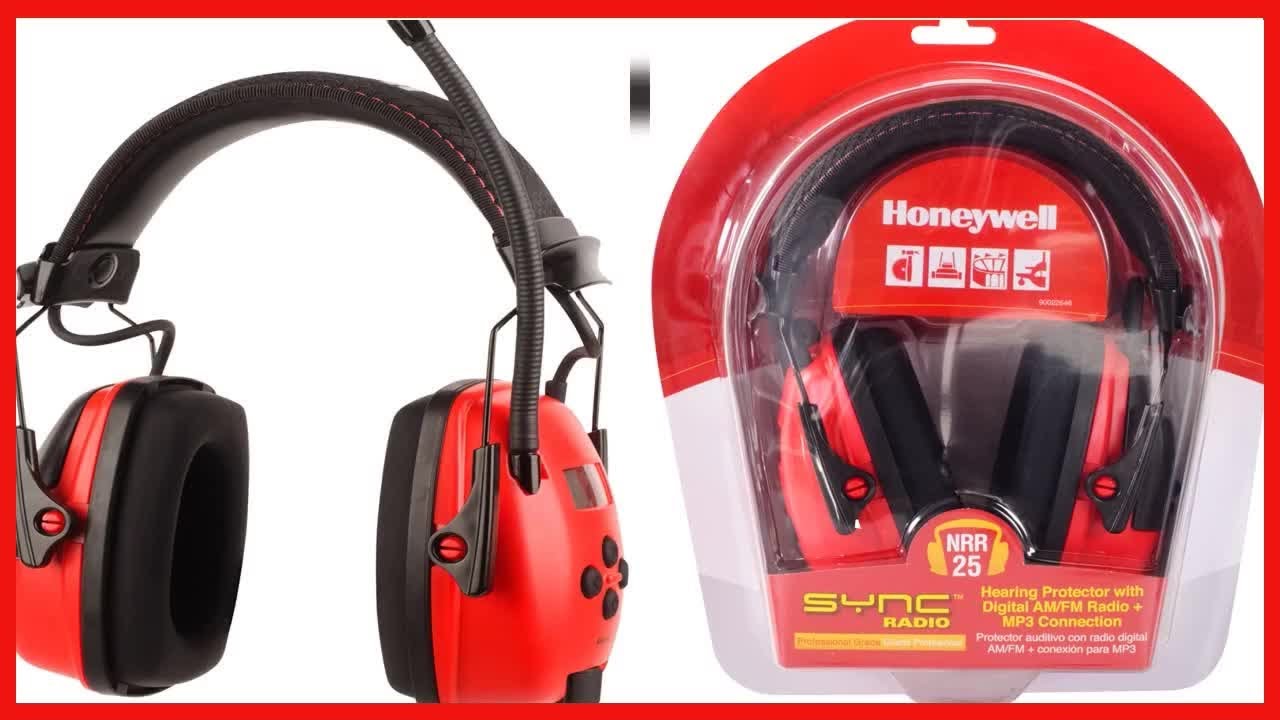 Honeywell Retail Sync Digital AM/FM/MP3 Radio Earmuff - YouTube