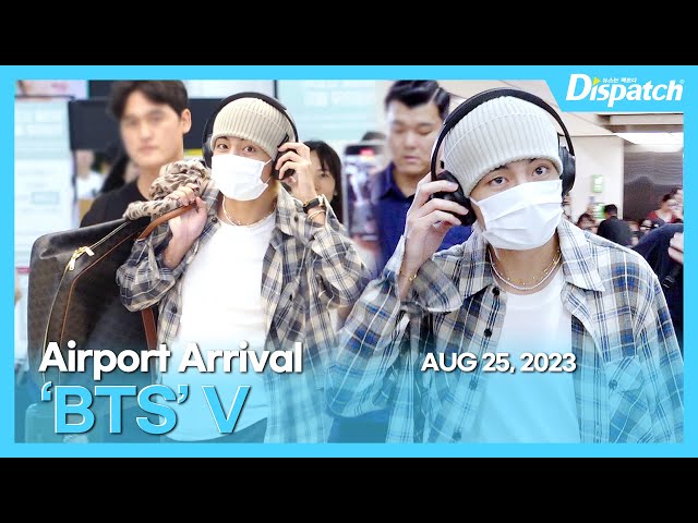 Spotted: Taehyung of @bts.bighitofficial at Gimpo Airport en route