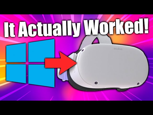 Installing Windows 10 On The Quest 2! - YouTube