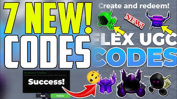 😱 FLEX UGC-codes 2025 | GRATIS Roblox UGC-items | 100% werkend!