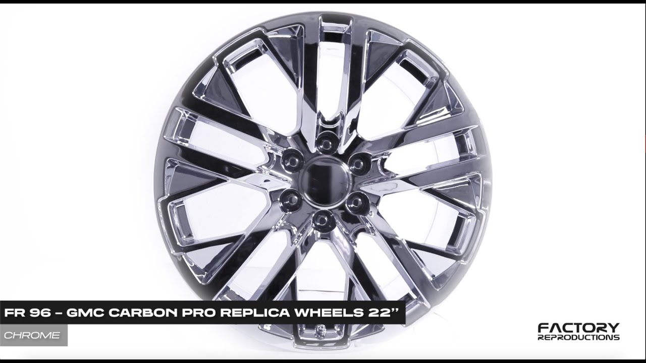 FR 96 – GMC CARBONPRO REPLICA WHEELS – CHROME - Factory Reproductions