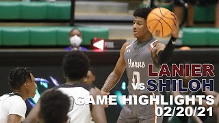 Shiloh's Devin Barnes can shoot the 🪨!  James Madison commit Andrew McConnell goes in his bag 🎒.