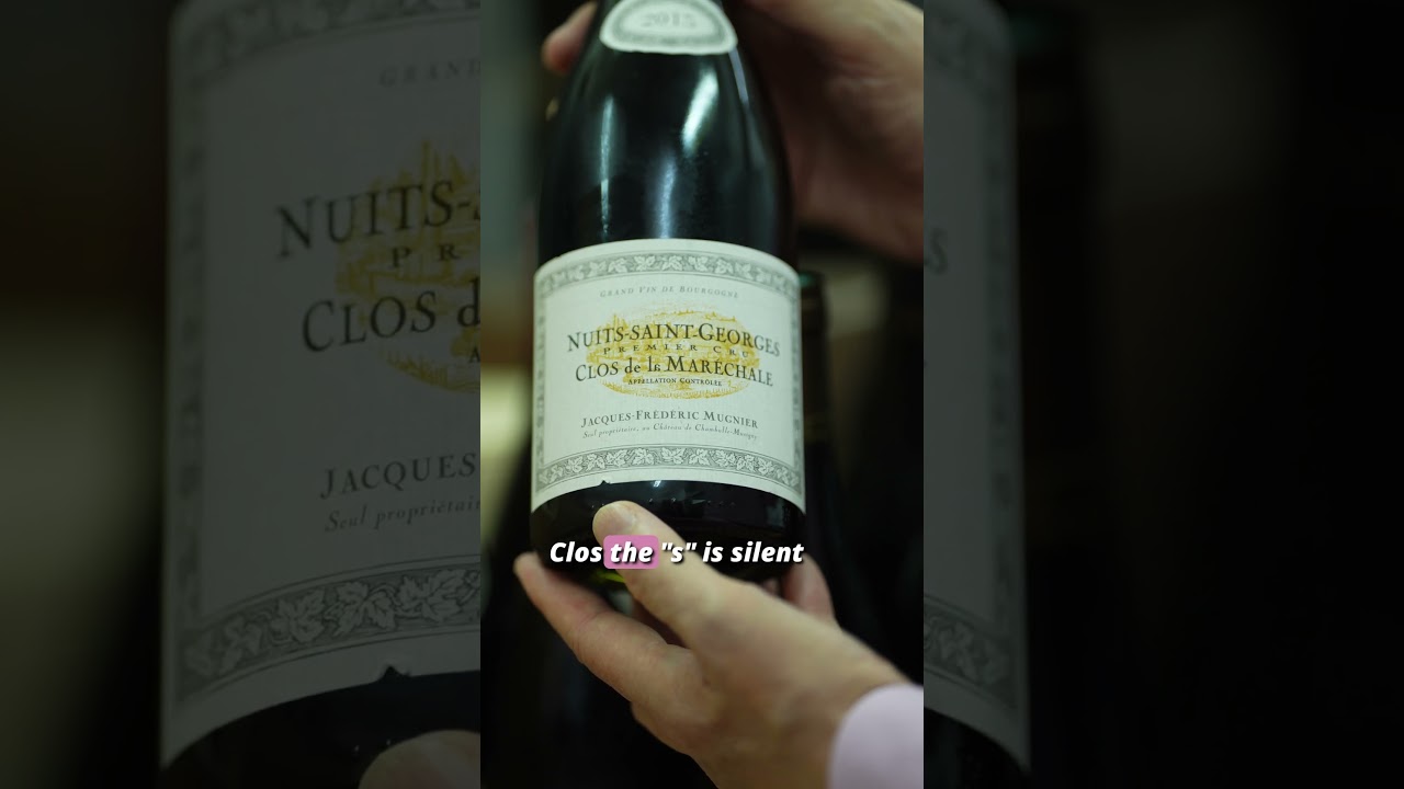 How to pronounce Nuits Saint Georges Clos de la Maréchale