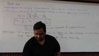 Lec 12: Rittinger's, Kick's, Bond's Law, Workindex ExampleProblem :Mechanical Unit Operation Lecture
