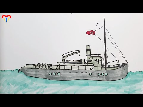 Nusret Mayın Gemisi Nasıl Çizilir / 18 Mart Resmi Çizimi