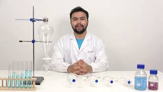 StonyLab Conical Separatory Funnel with PTFE Stopcock, 24/40 Joints