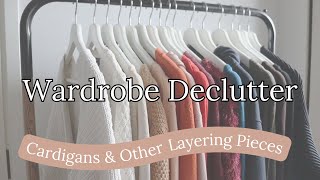 Wardrobe Declutter | Cardigans