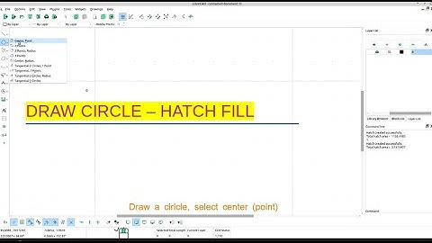 How to draw solid filled circle - Librecad
