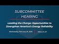 Leading the Charge: Opportunities to Strengthen America’s Energy Reliability