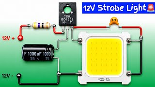 Airplane Strobe Light 12 volt for Car, Bike | Helpful Electronics Projects