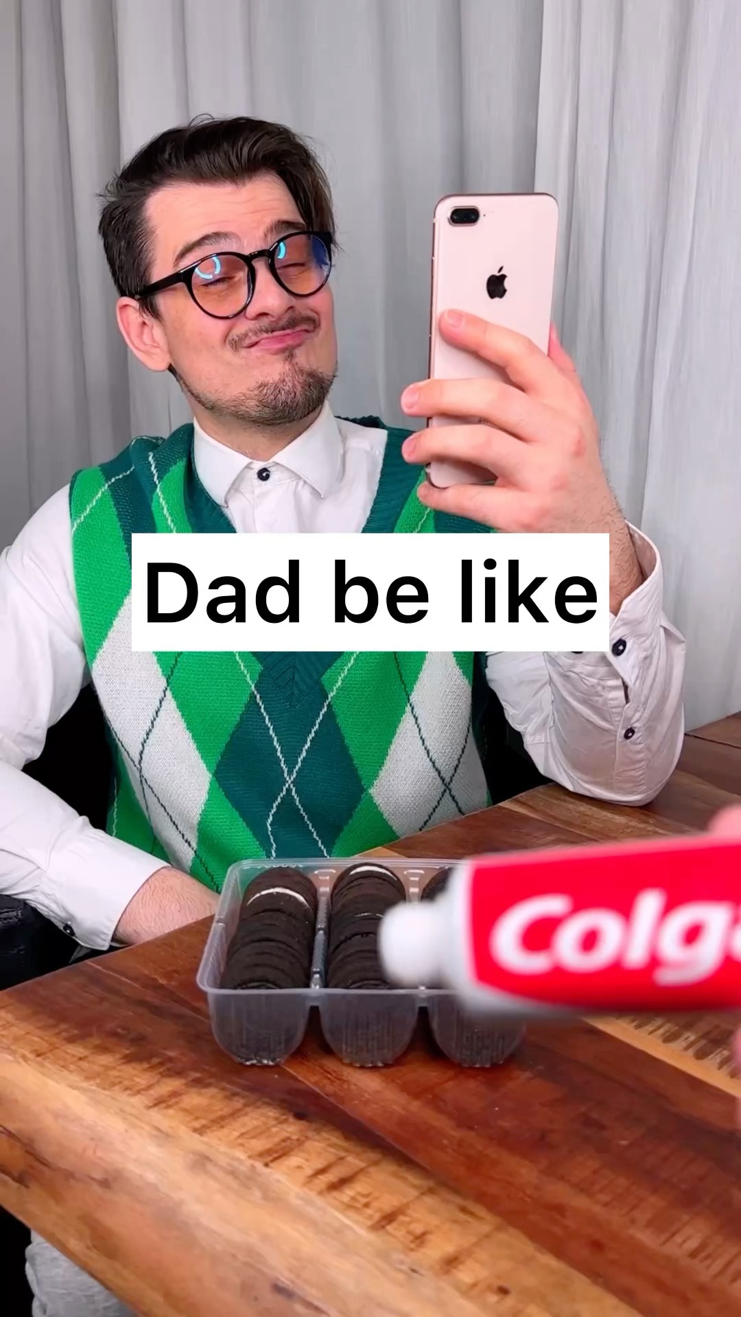 How to not make COOKIES and CREAM for your dad??❤️?| CHEFKOUDY