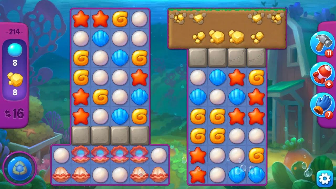 fishdom LEVEL 214 SUPER HARD - YouTube