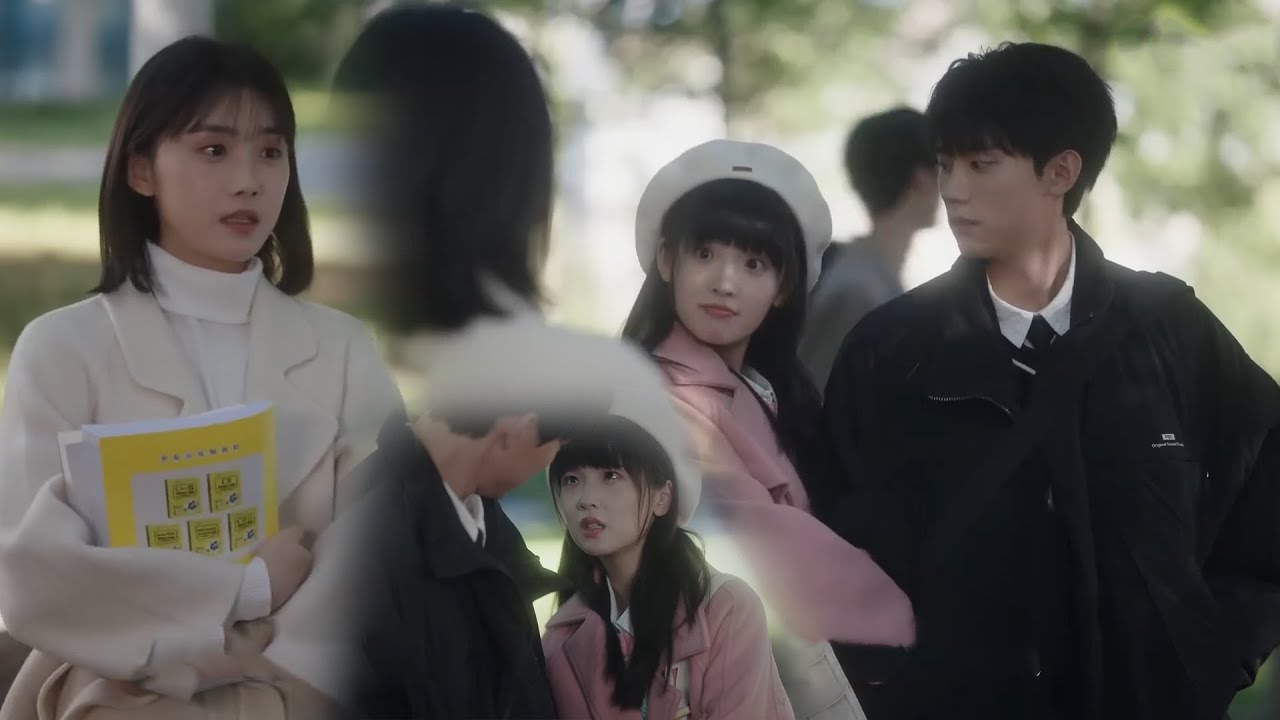 心機女對男神糾纏不休，灰姑娘宣示主權倒入男神懷中摸胸，氣的心機女臉都綠了【当我飞奔向你 When I Fly Towards You】