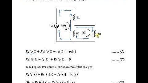 Control system\Lecture 3\ Mathematical Model \ Part 4\ Example No.3