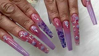 ACRYLIC NAIL FILL | NO DESIGN CHANGE | RETOQUE DE UÑAS ACRÍLICAS | SIN CAMBIO DE DISEÑO