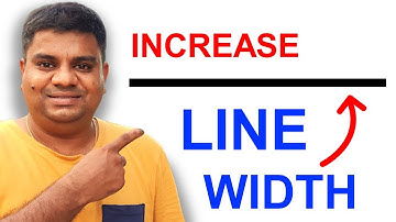 How to Increase Line Width in Word (MS Word)
