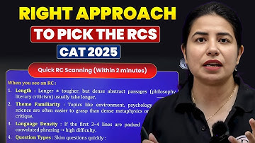 CAT 2025 VARC Strategy |  How to Select Easy vs Difficult RC Passages for Maximum Score
