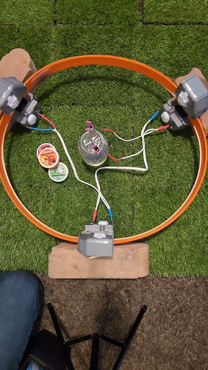 Hydrogen power Hot Wheels Particle Accelerator #hootwheels #particleaccelerator #brutalmenace