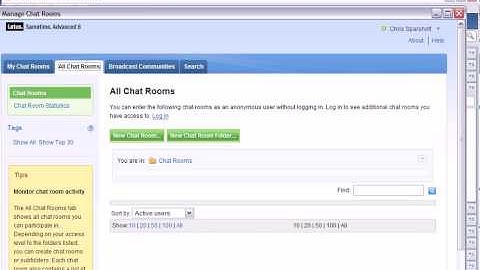 Persistent chat rooms for support teams