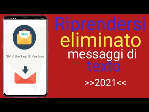 Come recuperare SMS cancellati ||  Come recuperare i messaggi cancellati su Android - 2021