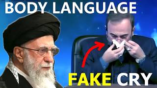 Body Language - Iranian Journalist Crying Fake On Death of Ali Khamenei