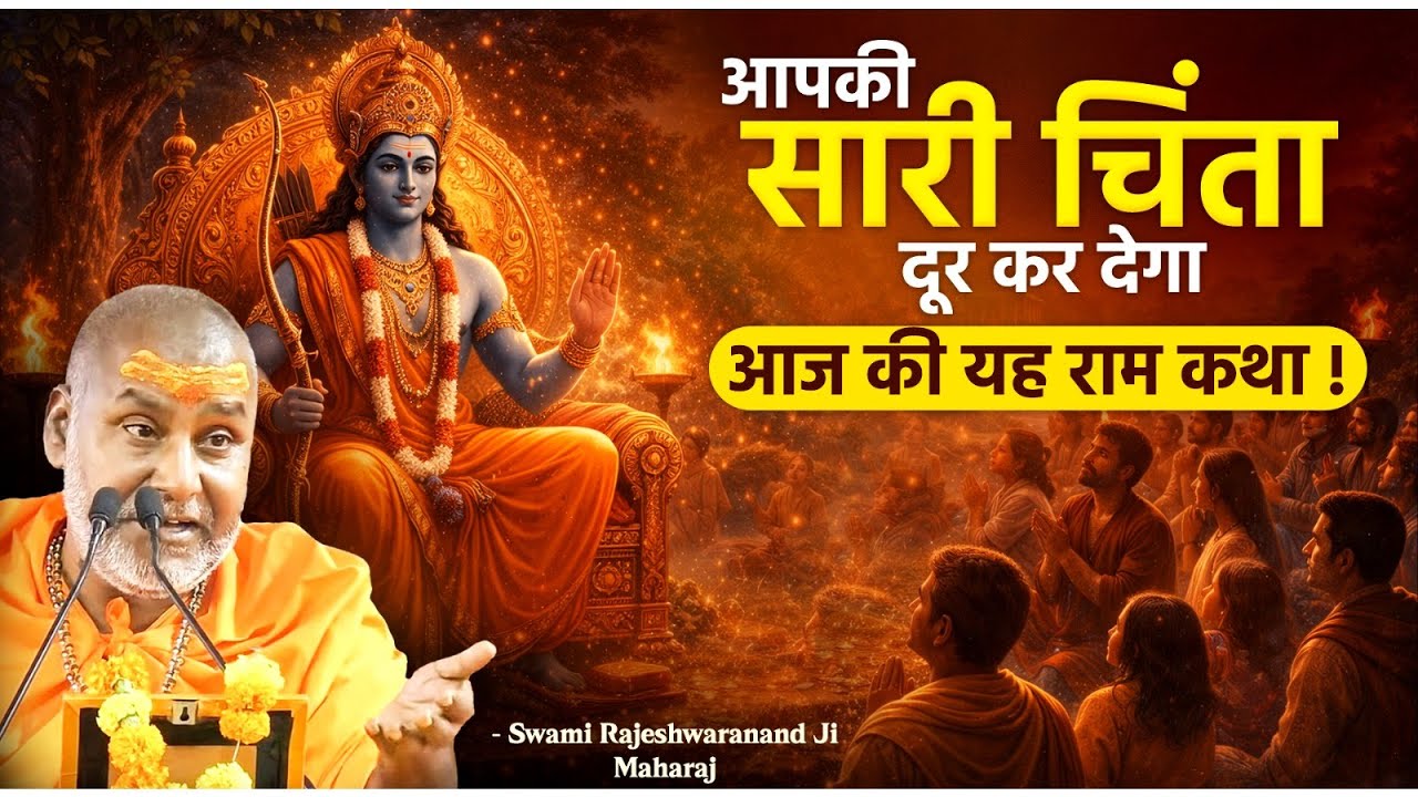 आपकी सारी चिंता दूर कर देगा आज की यह राम कथा | Swami Rajeshwaranand Ji Maharaj | Ram Katha