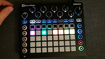 @rudiman.shawn sample only session with the novation circuit