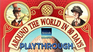 Around The World In 80 Days Board Game | Playthrough