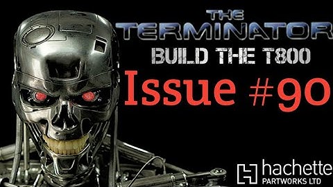 Build The Terminator - Issue 90 - Fitting parts to the left thigh