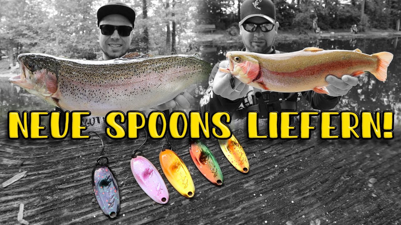 Neue Spoon´s ROCKEN! Forellenangeln im Sommer