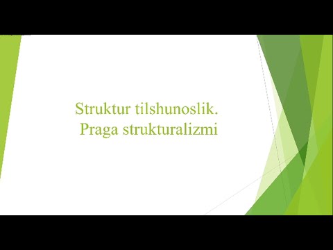 Struktur tilshunoslik. Praga strukturalizmi