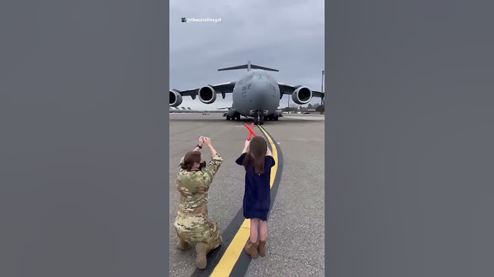 After 20 years of service, little girl marshals her dad in on his last flight
