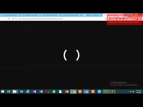 Awesome loading  bar with html and css !! loading bar