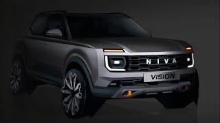 New 2024 Lada Niva Vision SUV -  Lada Show TEASER / Full Reveal Details ! Resimi