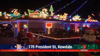 SEVEN NEWS PERTH - CHRISTMAS LIGHTS 17/12/2012